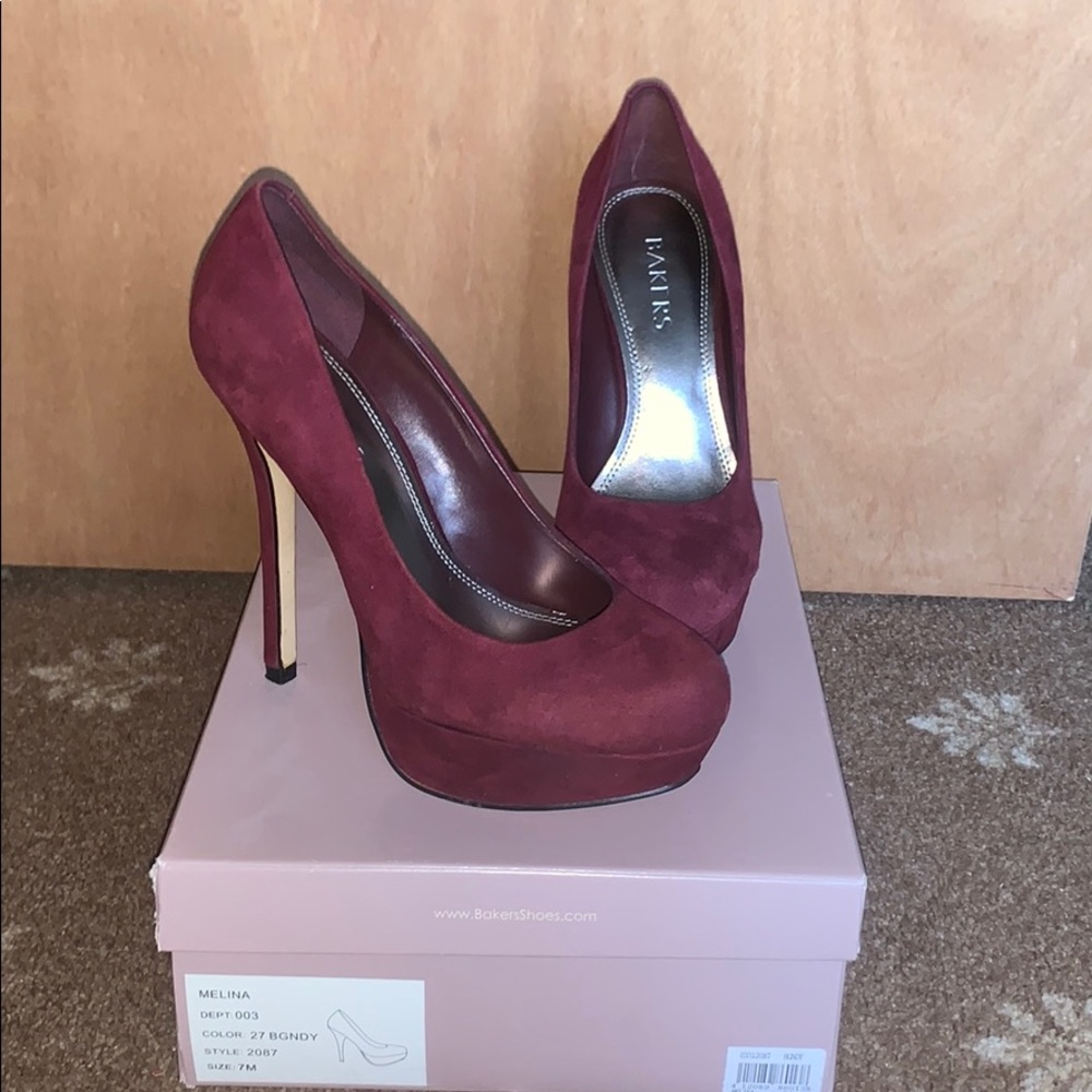 Bakers Melina Burgundy Heels